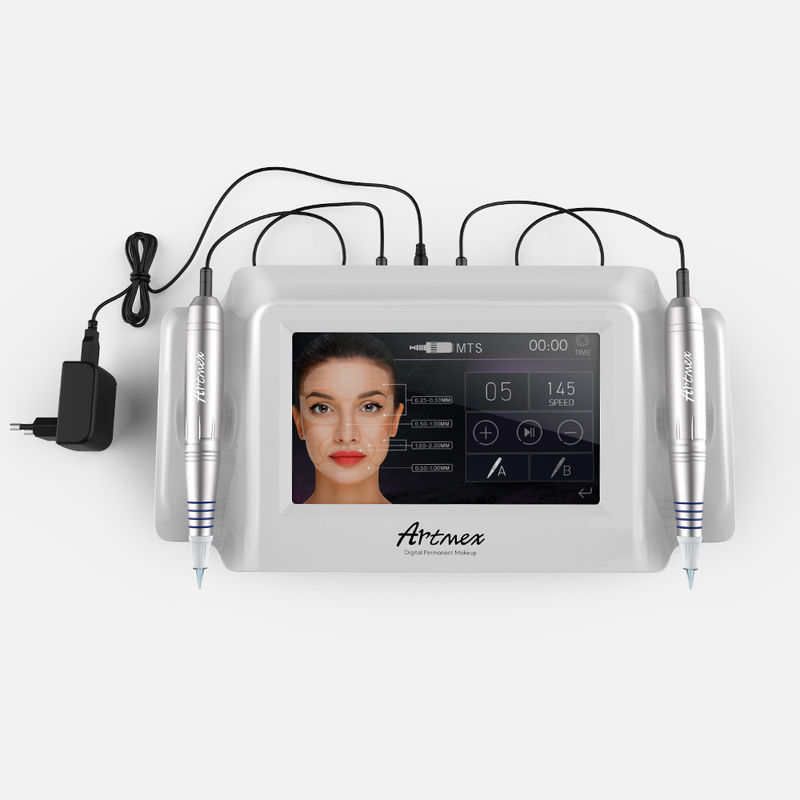 ABS Aluminium Artmex V8 Microneedling Derma Pen PMU and MTS Function Tattoo Machine Kit