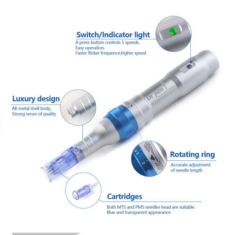 Dr Pen A6 Ultima Derma Pen Electric Microneedling Device for Acne Dark Circle Removal