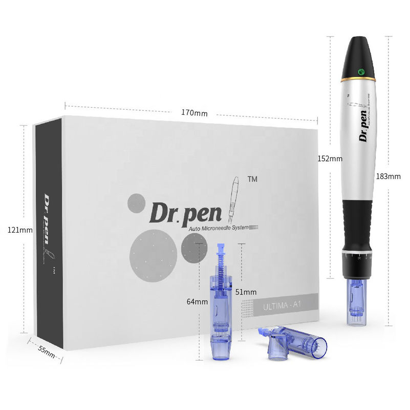 1/3/7/9/12/24/36/42/nano needles Dr. derma pen A1-C medical CE microneedling device