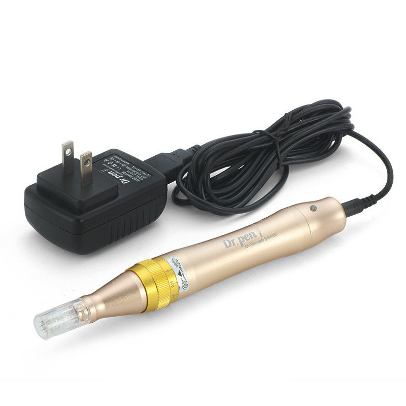 UK Plugs Type Dr Pen M5 Gold Dermapen for Microneedle Therapy and Skin Rejuvenation