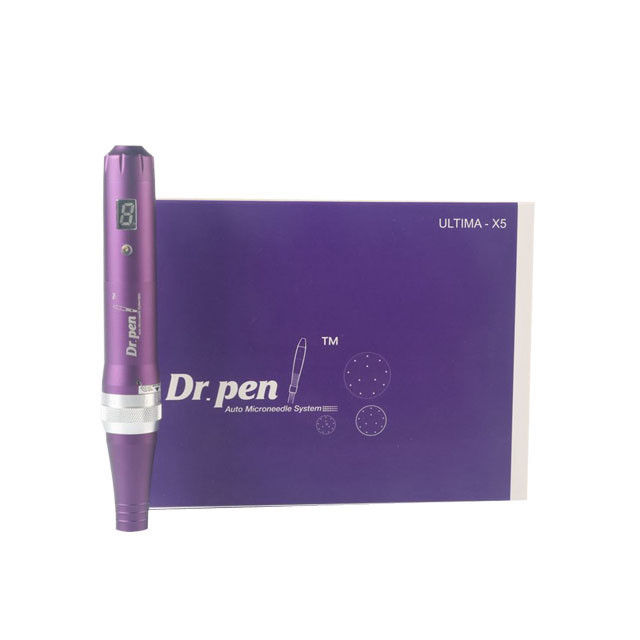 Aluminum Alloy Body Dr pen X5 Derma Pen Auto Microneedle System Adjustable Needle Lengths for UK Plugs