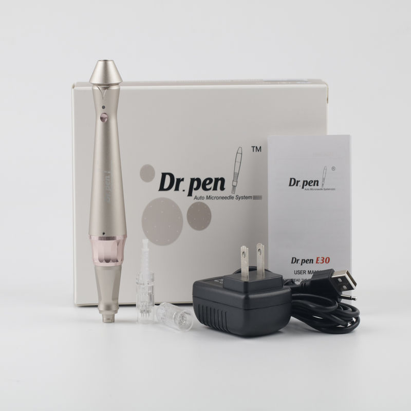 Dr Pen E30 Electric Derma Skin Care Beauty Machine for Anti Aging in Pink Silver