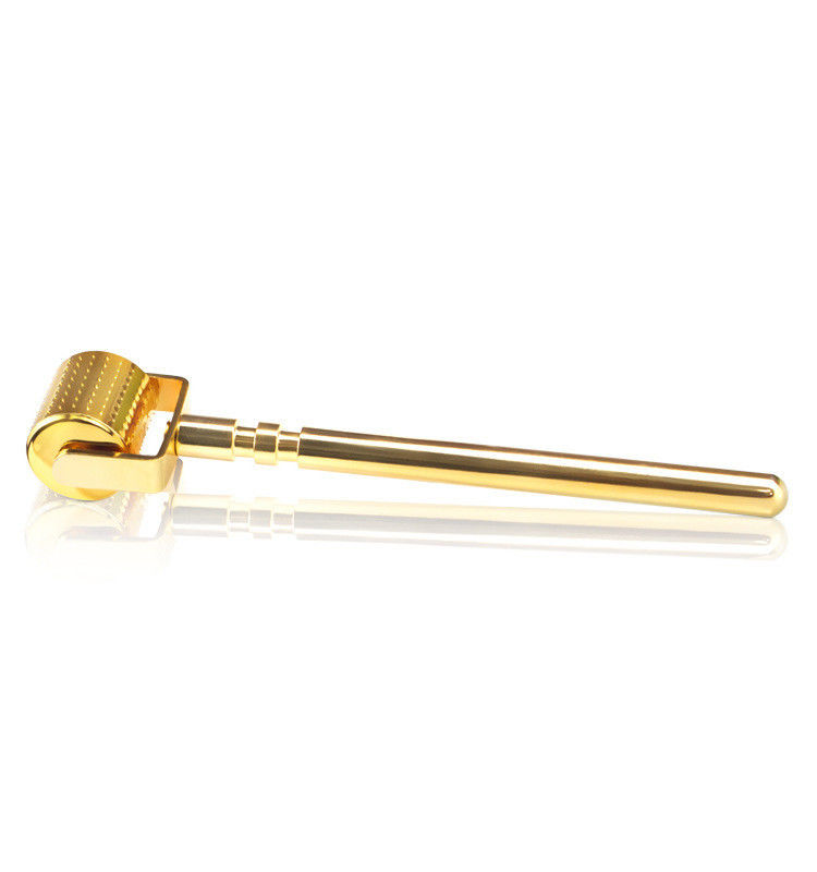 Newest Home Metal Gold Silver Derma Roller With 192 Titanium Needle for Beard Growth