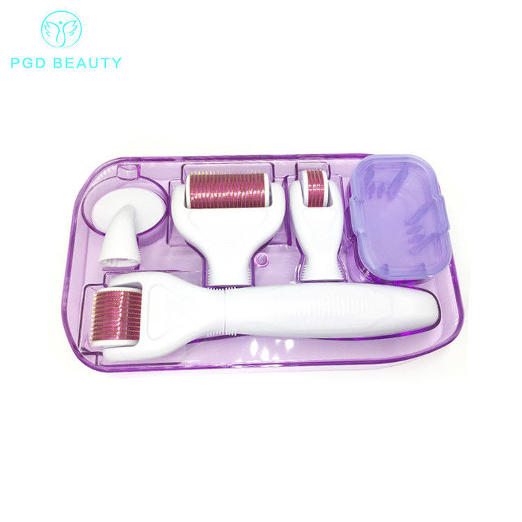 Derma Rolling System and Needle Material Stainless Steel / Titanium 6 In 1 Derma Roller