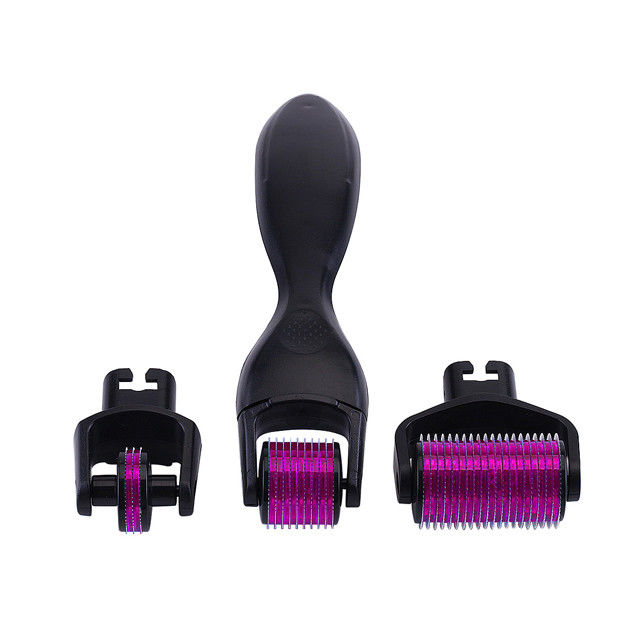 NO Plugs Type Titanium Derma Roller for Face Target Area Body 3-in-1 Design