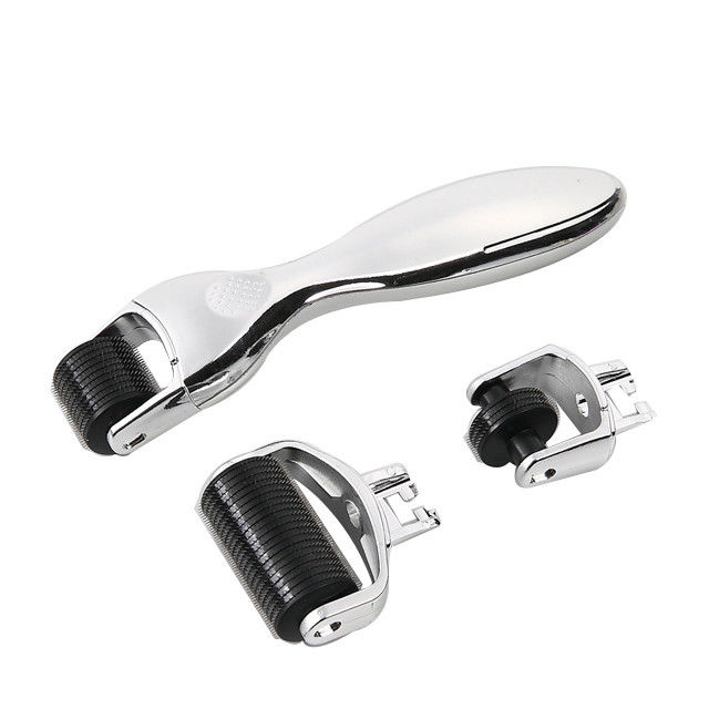 NO Plugs Type Titanium Derma Roller for Face Target Area Body 3-in-1 Design