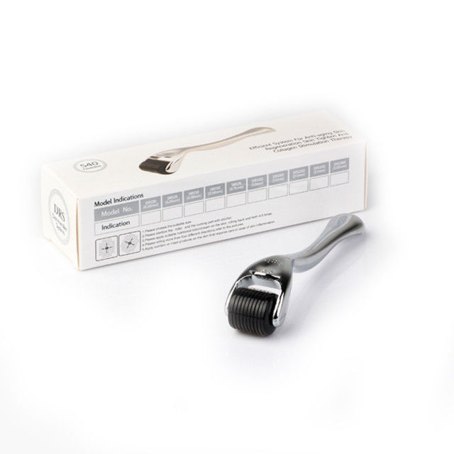 Home NO Plugs Type 540-pin Derma Roller with Gold Color Handles Skin Rejuvenation