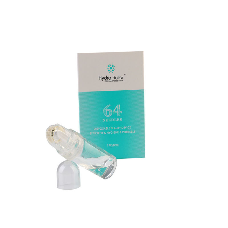 CE Approved 64 Gold Tips Hydra Microneedle Titanium Derma Roller for Hyaluronic Acid