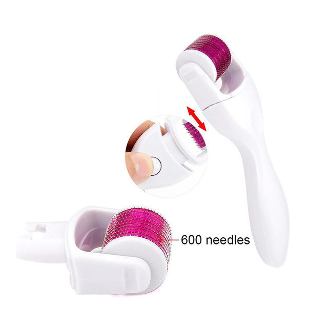Stainless Steel/Titanium Microneedle Derma Roller 0.2-3.0mm for Skin Rejuvenation