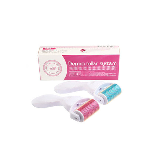 1200 Pins Titanium Needle Microneedle Derma Skin Roller for Head Target Area and More