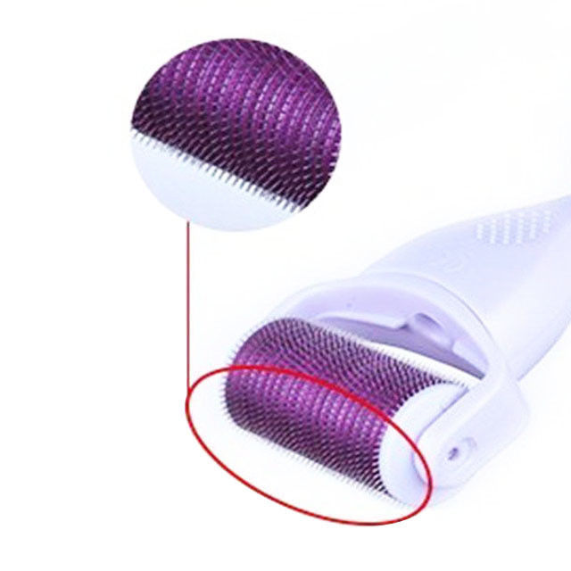 1200 Pins Titanium Needle Microneedle Derma Skin Roller for Head Target Area and More