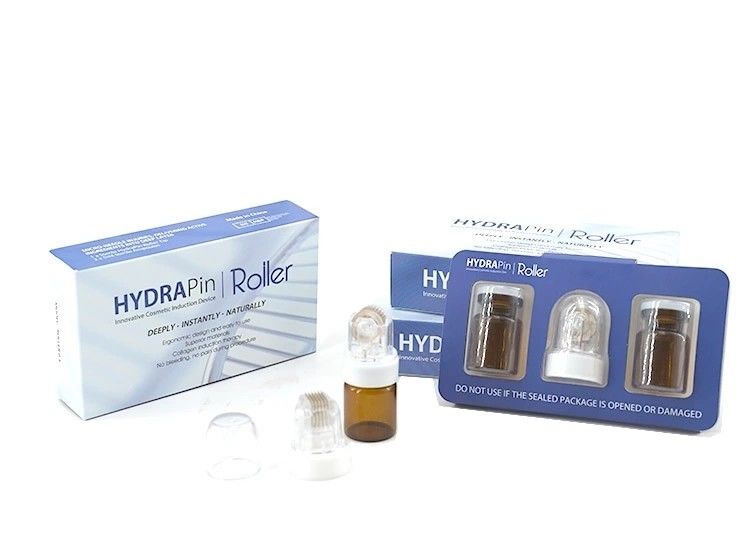 NO Plugs Type Newly Designed 42/150Gold Titanium Microneedle Hydra Stamphydra Roller for Skin Rejuvenation