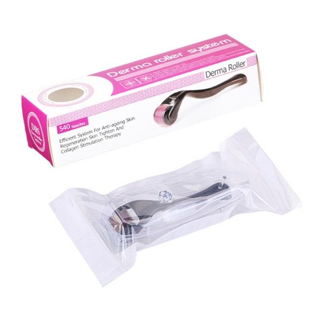 NO Plugs Type Medical Grade DRS540 Microneedle Derma Roller for Skin Care Routine