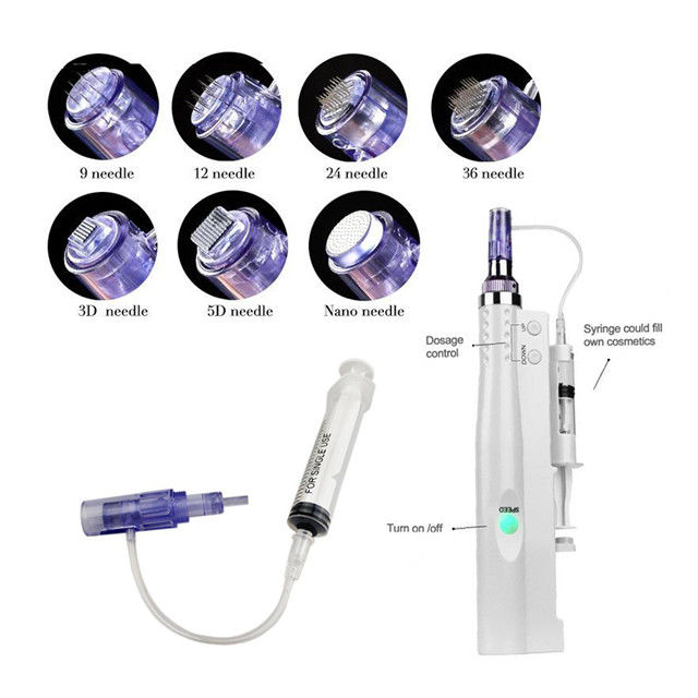 Derma Pen 2 in 1 for Beauty Salon and Spa Needle Quantity 9/12/24/36/42/Round Nano/3D/5D