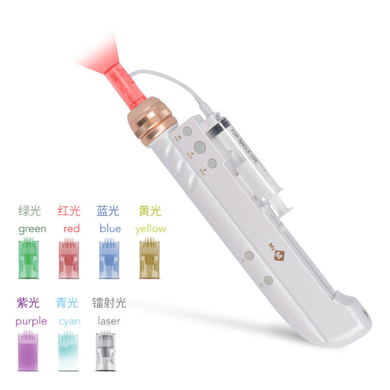 7 lights Nano Derma Pen 3 in 1 Mini Water Mesotherapy Injector for Breast Enhancers